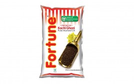 Fortune Premium Kachi Ghani Pure Mustard Oil  Pouch  1 litre